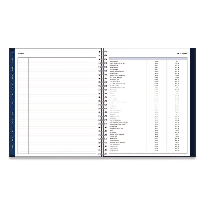 Blue Sky® Passages Monthly Planner, 10 x 8, Navy Cover, 12-Month (Jan to Dec): 2026 (BLS148660) Each