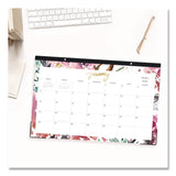 Blue Sky® Kelly Ventura Magenta Bloom Desk Pad Calendar, 17 x 11, Floral Artwork, White/Multicolor Sheets, 12-Month (Jan to Dec): 2026 (BLS149057) Each