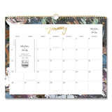 Blue Sky® Midnight Garden Monthly Wall Calendar, 15 x 12, Floral Artwork, White/Multicolor Sheets, 12-Month (Jan to Dec): 2026 (BLS149058) Each