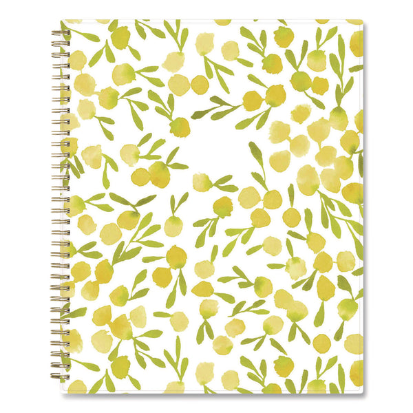 Blue Sky® Mimosa Weekly/Monthly Planner, 11 x 8.5, Floral Artwork, Yellow/Green/White Cover, 12-Month (Jan to Dec): 2026 (BLS149059) Each