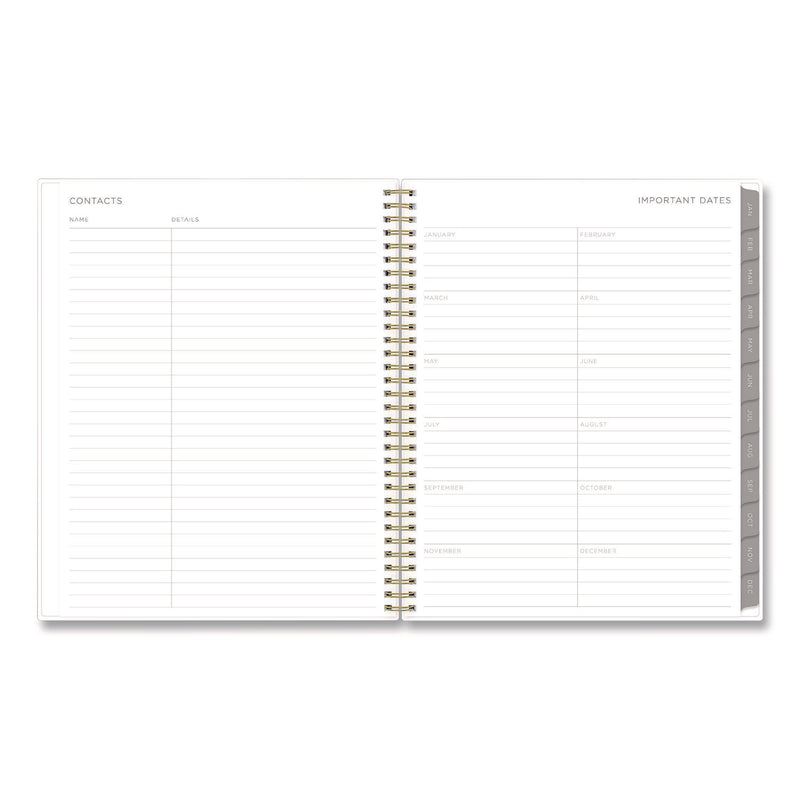 Blue Sky® Mimosa Weekly/Monthly Planner, 11 x 8.5, Floral Artwork, Yellow/Green/White Cover, 12-Month (Jan to Dec): 2026 (BLS149059) Each