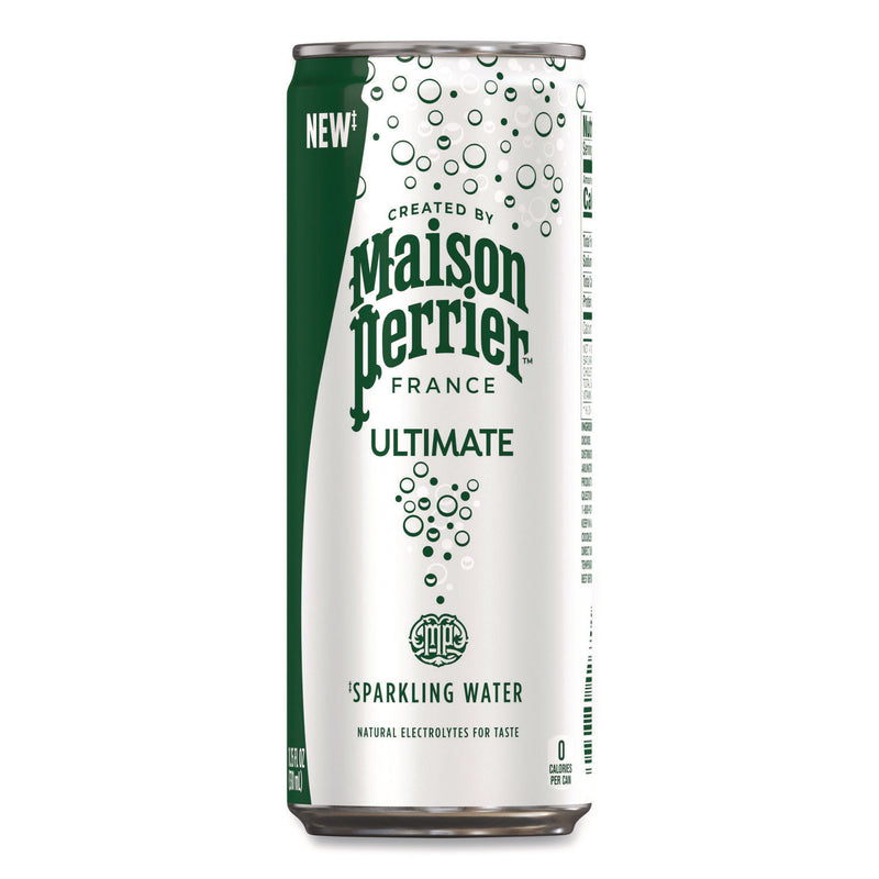 Nestlé® Maison Perrier Sparkling Water, Plain, 11.15 oz, 8 Cans/Box (PRR60171) Box of 8