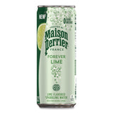 Nestlé® Maison Perrier Sparkling Water,11.15 oz Can, Lime, 8 Cans/Box (PRR85129) Box of 8