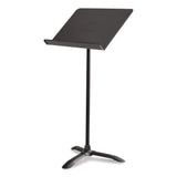 NPS® Melody Music Stand, 20.5" Wide, 24" to 46" Shelf Height, Black (NPS82MS) Each