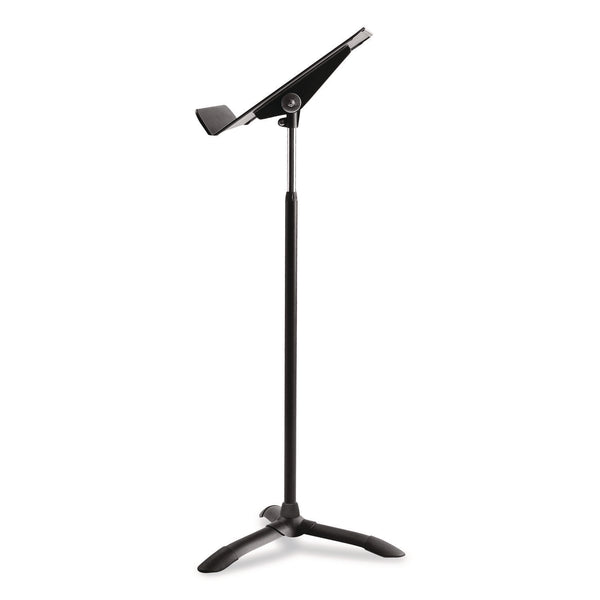 NPS® Melody Music Stand, 20.5" Wide, 24" to 46" Shelf Height, Black (NPS82MS) Each