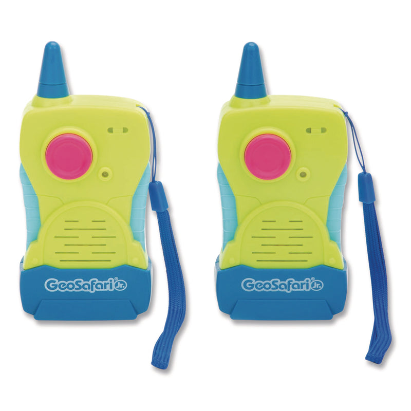 Educational Insights® My First Walkie Talkies, Range: 300 ft, 8.9 x 7 x 1.2, Multicolor, 2 Walkie Talkies (EII5133) Each