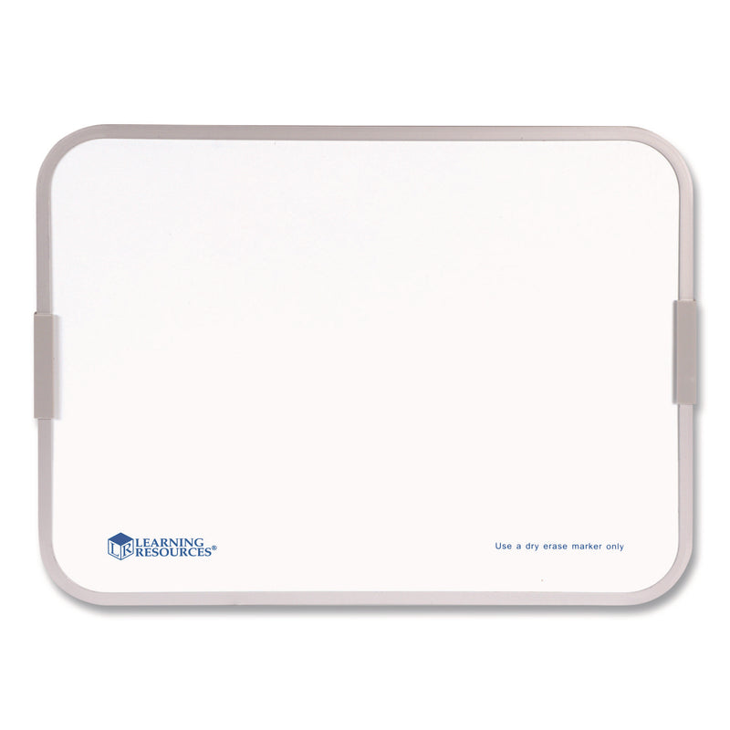 Learning Resources® Dry Erase Boards, 9" x 12", White Surface, 10 Boards (LRNLER4278) Each