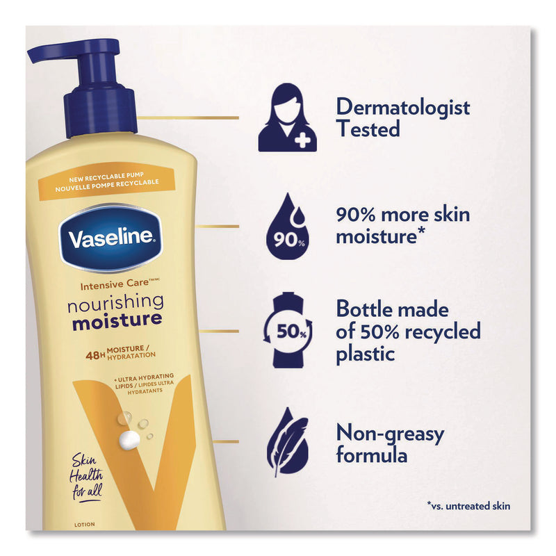 Vaseline® Intensive Care Essential Healing Body Lotion, 20.3 oz, Pump Bottle (UNI07900EA) Each