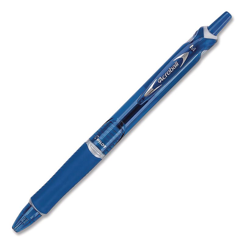 Pilot Acroball Pen, .1mm, Retractable, Blue Barrel/Ink (PIL31811) Each