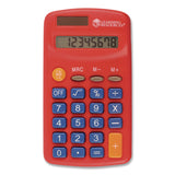 Learning Resources® Rainbow Calculators and Storage Chart, 8-Digit, LCD, 30 Calculators (LRNLER0009) Each