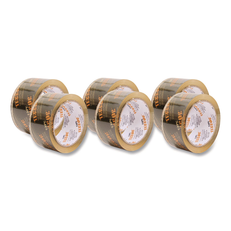 Tape Terror™ Pro-Grade Packaging Tape, 3" Core, 1.88" x 54.6 yds, Clear, 6/Pack (CH7TT05716) Pack of 6