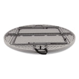 NPS® Comfort Max Fold-in-Half Table, Round, 48w x 48d x 29.25h, Speckled Gray Top, Gray Base/Legs (NPSCMFIH48R) Each