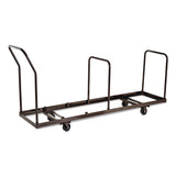 NPS® Folding Chair Dolly For Vertical Storage, Metal, 1,100 lb Capacity, 19.25" x 81" x 38.5", Brown (NPSDY35) Each