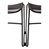NPS® 850 Series Multi-Purpose Ultra Compact Stack Chair, Supports 300 lbs, 17" Seat Height, Navy Seat/Back, Black Base, 4/Pack (NPS855CL4) Each
