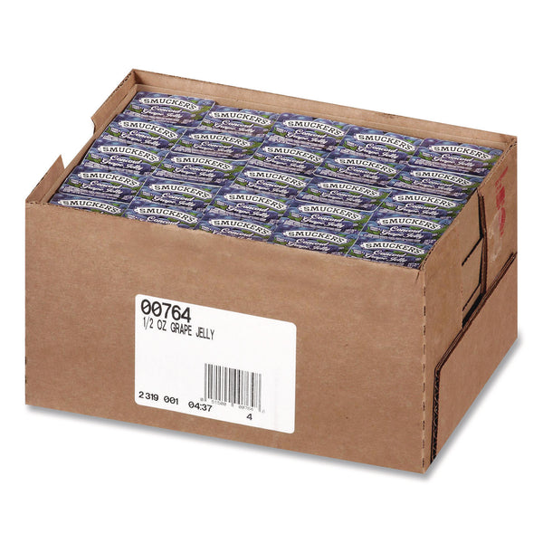 Smucker's® Jelly/Jam Plastic Portion Control Cups, Grape, 0.5 oz Cup, 200/Carton (SMU00764) Case of 200
