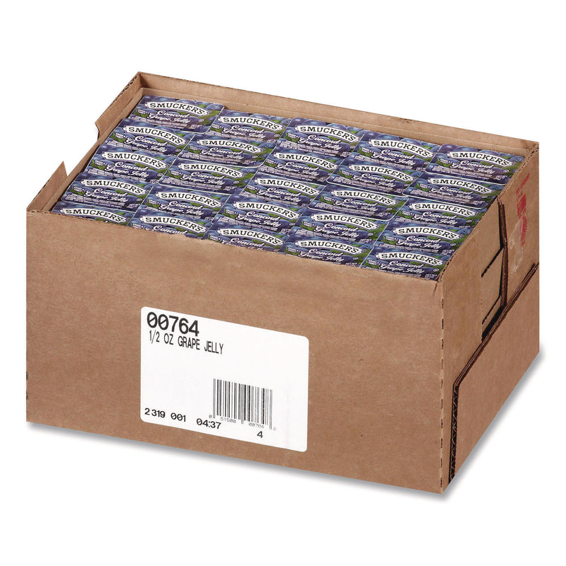 Smucker's® Jelly/Jam Plastic Portion Control Cups, Grape, 0.5 oz Cup, 200/Carton (SMU00764) Case of 200