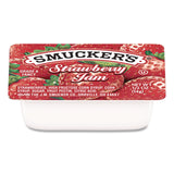 Smucker's® Jelly/Jam Plastic Portion Control Cups, Strawberry, 0.5 oz Cup, 200/Carton (SMU00767) Case of 200