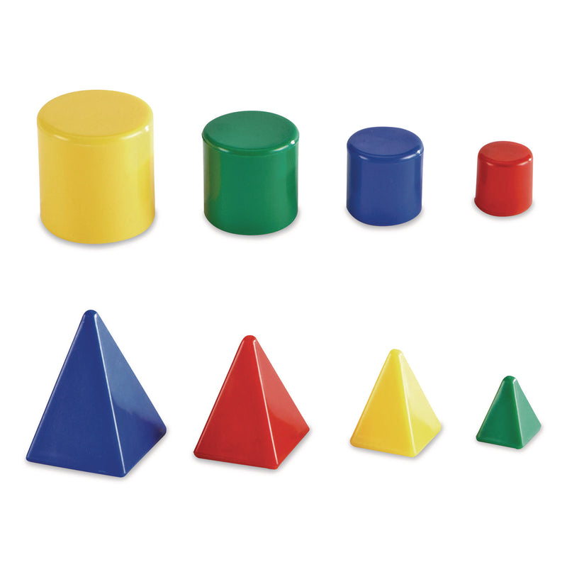 Learning Resources® Mini GeoSolids, Grades K to 5, 32 Pieces (LRNLER0913) Each