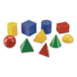 Learning Resources® Large Geometric Shapes, Grades K to 5, 10 Pieces (LRNLER0922) Each