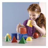 Learning Resources® Large Geometric Shapes, Grades K to 5, 10 Pieces (LRNLER0922) Each