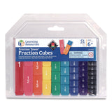 Learning Resources® Fraction Tower Fraction Cubes, Grades 1 to 4, 51 Pieces (LRNLER2510) Each