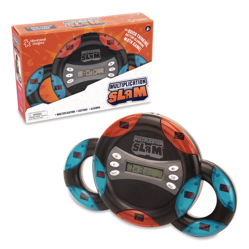 Educational Insights® Multiplication Slam, Five Games Modes, Two Subjects: Multiplication and Division, Grades 3 to 7 (EII8433) Each