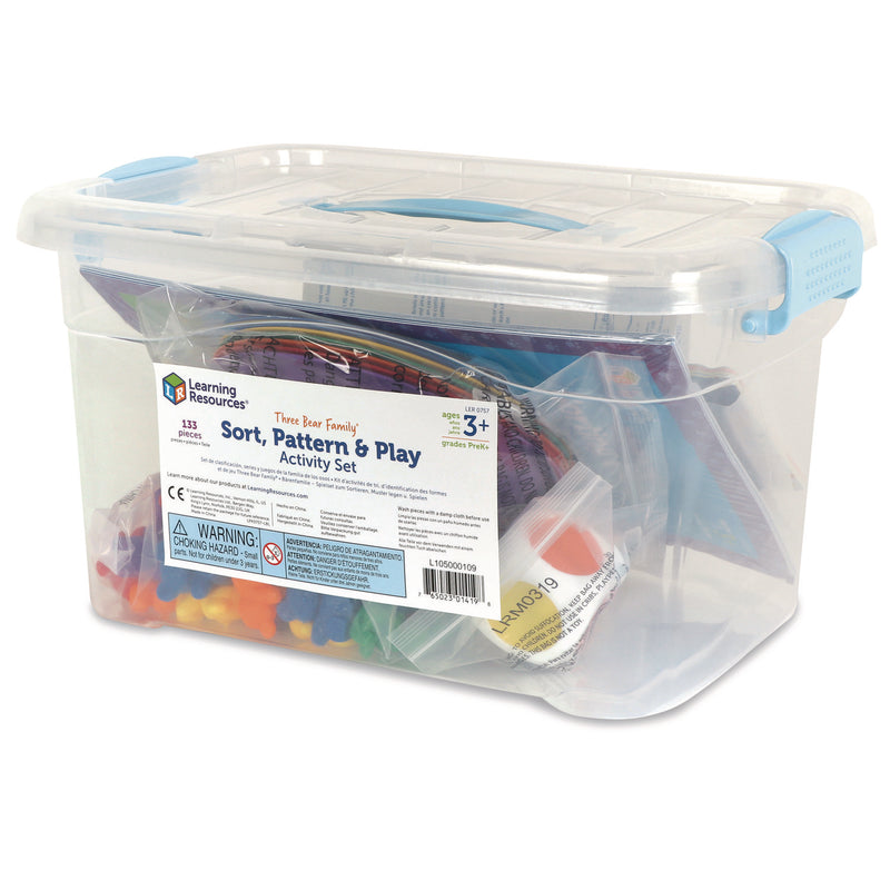 Learning Resources® Three Bear Family Sorting Activity Set, Pre-K to K, 133 Pieces (LRNLER0757) Each
