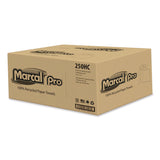 Marcal® 100% Premium Recycled Kitchen Roll Towels, 2-Ply, 11 x 8.8, White, 12 Rolls/Carton (MRC250HC) Case of 12