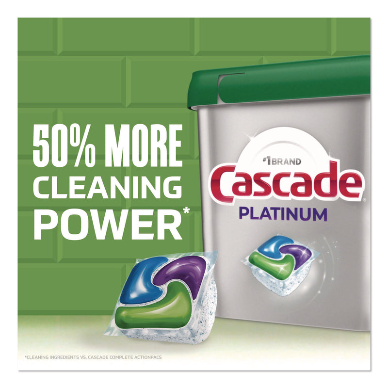 Cascade® Platinum ActionPacs, Fresh Scent, 14 oz Pack, 26 Pods/Pack, 4 Packs/Carton (PGC15536) Case of 4