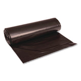 Heritage Reprocessed Resin Can Liners, 60 gal, 1.2 mil, 38 x 58, Black, 50 Rolls/Carton (BWK519E) Case of 50