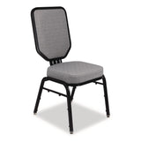 NPS® Flex-Back Banquet Chair, Supports Up to 500 lbs, 18.6" Seat Height, Morticia Lithium Seat/Back, Black Base, 2/Pack (NPS9682BG2) Each