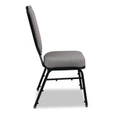 NPS® Flex-Back Banquet Chair, Supports Up to 500 lbs, 18.6" Seat Height, Morticia Lithium Seat/Back, Black Base, 2/Pack (NPS9682BG2) Each