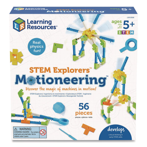 Learning Resources® STEM Explorers Motioneering, Grades K to 2, 56 Pieces (LRNLER9308) Each