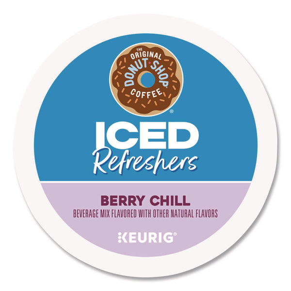 The Original Donut Shop® ICED Refreshers K-Cup Pods, Berry Chill, 20/Box, 4 Boxes/Carton (GMT0631CT) Case of 80