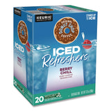 The Original Donut Shop® ICED Refreshers K-Cup Pods, Berry Chill, 20/Box, 4 Boxes/Carton (GMT0631CT) Case of 80