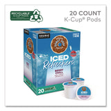 The Original Donut Shop® ICED Refreshers K-Cup Pods, Berry Chill, 20/Box, 4 Boxes/Carton (GMT0631CT) Case of 80
