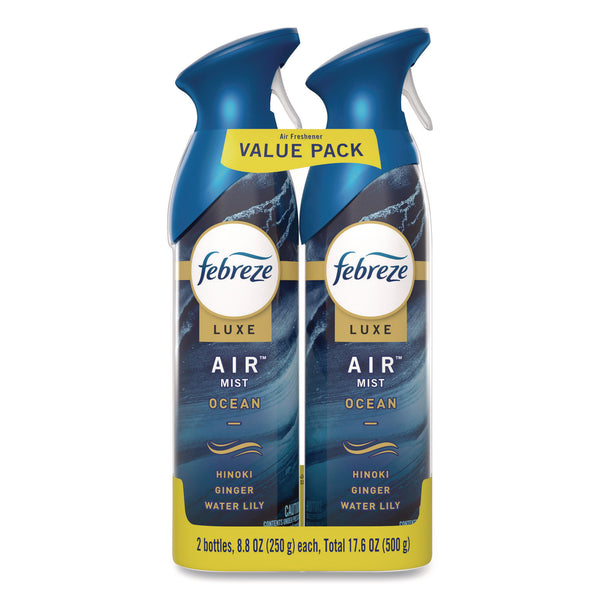 Febreze® AIR, Ocean, 8.8 oz Aerosol Spray, 2/Pack, 3 Packs/Carton (PGC17345) Case of 3