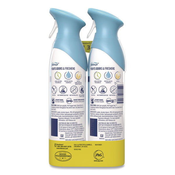 Febreze® AIR, Linen and Sky, 8.8 oz Aerosol Spray, 2/Pack, 3 Packs/Carton (PGC17340) Case of 3
