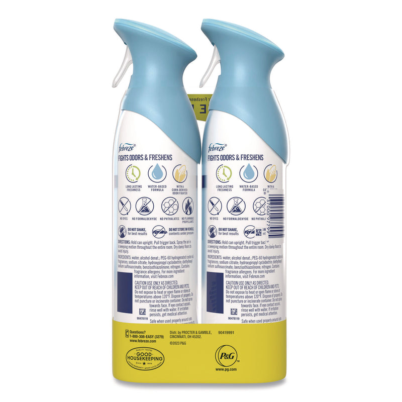 Febreze® AIR, Linen and Sky, 8.8 oz Aerosol Spray, 2/Pack, 3 Packs/Carton (PGC17340) Case of 3
