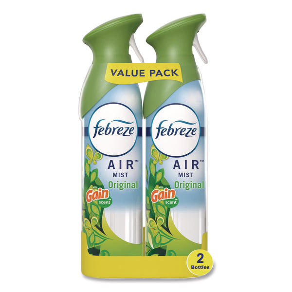 Febreze® AIR, Gain Original, 8.8 oz Aerosol Spray, 2/Pack, 3 Packs/Carton (PGC17346) Case of 3