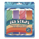 TPG Creations™ Zen Strips, Bumpy Gradient, Assorted Colors, 4/Pack (TPG854) Pack of 4