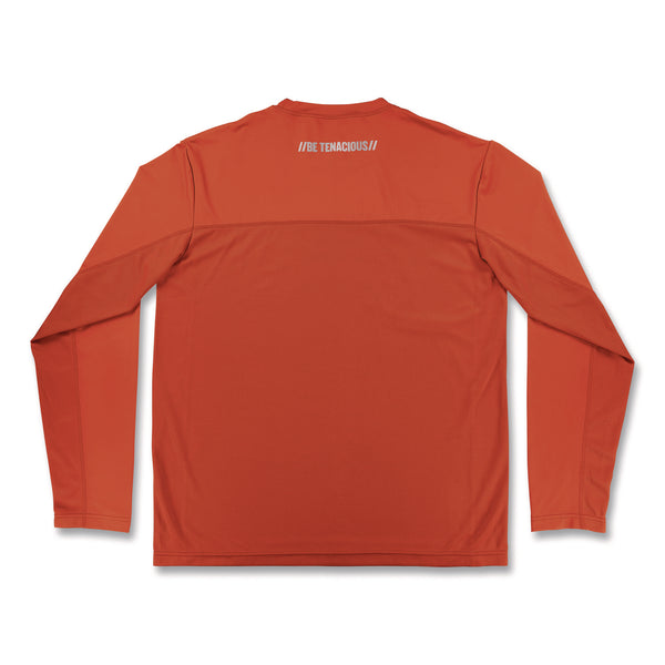 ergodyne® Chill-Its 6689 Cooling Long Sleeve Sun Shirt with UV Protection, Medium, Orange (EGO12178) Each