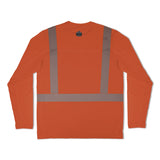 ergodyne® Chill-Its 6688 Type R Class 2 Cooling Hi-Vis Sun Shirt with UV Protection, Small, Orange (EGO12230) Each