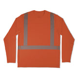 ergodyne® Chill-Its 6688 Type R Class 2 Cooling Hi-Vis Sun Shirt with UV Protection, Small, Orange (EGO12230) Each