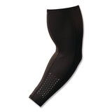 ergodyne® Chill-Its 6691 Cooling Arm Sleeves with Box-Handling Grip, Polyester/Spandex, Medium, Black, Pair (EGO12387) Each