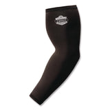 ergodyne® Chill-Its 6691 Cooling Arm Sleeves with Box-Handling Grip, Polyester/Spandex, Large, Black, Pair (EGO12388) Each