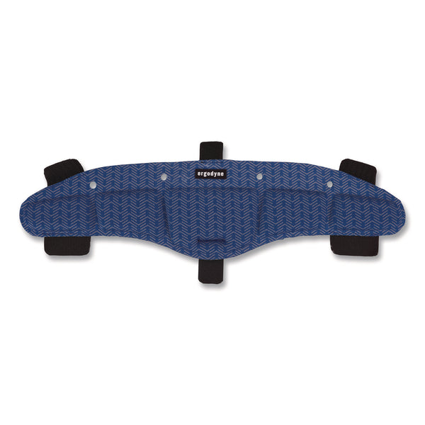 ergodyne® Chill-Its 6611 Hard Hat Cooling Sweatband Pad, 15 x 4, Blue, 3/Pack (EGO12447) Each