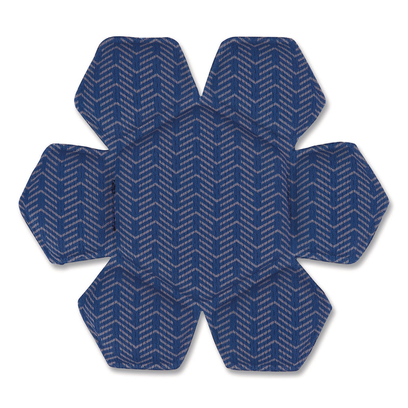 ergodyne® Chill-Its 6612 Hard Hat Cooling Top Pad, 6" dia, Blue, 3/Pack (EGO12448) Each