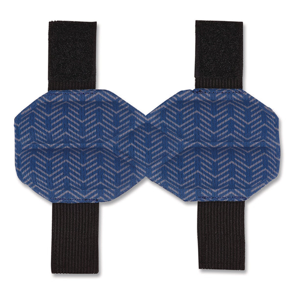 ergodyne® Chill-Its 6613 Hard Hat Cooling Ratchet Pad, 5.5 x 2, Blue, 3/Pack (EGO12449) Each
