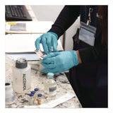 AMMEX® Professional Nitrile Exam Gloves, Powder-Free, Medium, 3 mil Thick, 9.5" Long, Light Blue, 100/Box (AXCAPFN44100) Box of 100
